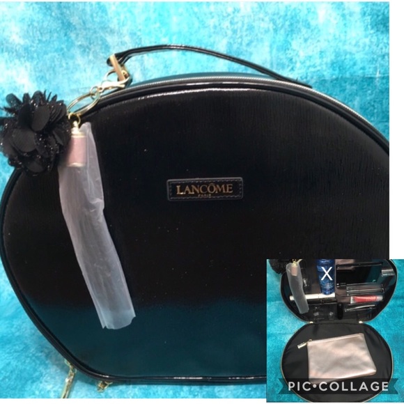 Lancôme 5 Full size Makeup Products & Traincase - Picture 1 of 8
